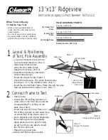 Preview for 1 page of Coleman Ridgeview 9271L133 Instructions