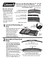 Preview for 1 page of Coleman Screened WeatherMaster 9232A379 Instructions