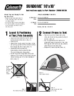 Preview for 1 page of Coleman Sundome 2000000136 Instructions