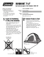 Coleman SUNDOME 9240-707 Instructions preview