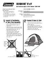 Coleman Sundome 9'x9' Instructions preview