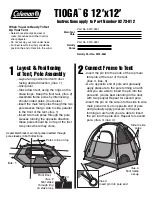 Coleman Tent 9273-012 Instructions preview