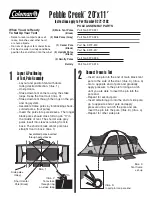 Preview for 1 page of Coleman Tent Instructions