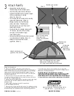 Preview for 2 page of Coleman TIOGA 9273C128 Instructions