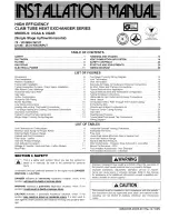 Coleman UGAA Installation Manual preview