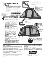 Preview for 2 page of Coleman WEATHERMASTER 9232C179 Instructions