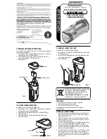 Coleman Widebeam Operating Instructions preview