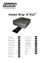 Coleman Wrap 'N' Roll Instruction Leaflet preview