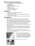 Preview for 3 page of Coleman XP-2H38WC Application And Instruction Manual