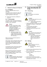 Preview for 15 page of Colfax AE1N200-RG Operating And Maintenance Instructions Manual