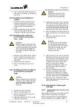 Preview for 39 page of Colfax AE1N200-RG Operating And Maintenance Instructions Manual