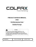 Preview for 1 page of Colfax CIG Mechanical Seal Service Manual