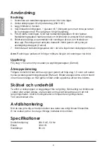Предварительный просмотр 8 страницы Coline 134801 Instruction Manual
