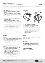 Preview for 4 page of Coline 34-8545 Quick Manual
