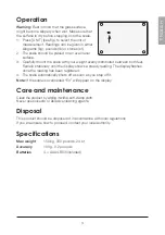 Предварительный просмотр 3 страницы Coline BG-1003 Manual