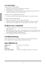 Предварительный просмотр 12 страницы Coline BL9221 User Manual