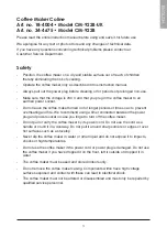 Preview for 3 page of Coline CM922B Instruction Manual