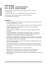 Preview for 6 page of Coline CM922B Instruction Manual