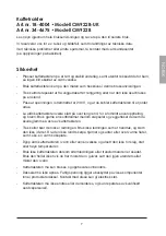 Preview for 9 page of Coline CM922B Instruction Manual