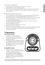 Preview for 5 page of Coline CW1298 Instruction Manual