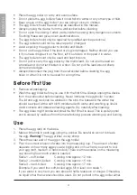 Предварительный просмотр 4 страницы Coline EB-350 Manual