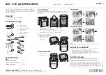 Предварительный просмотр 2 страницы Coline F1071-1 Instruction Manual