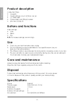 Preview for 4 page of Coline HD-2013 Instruction Manual