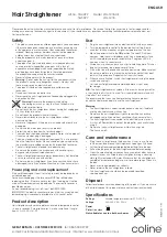 Preview for 1 page of Coline JDL-121B Manual