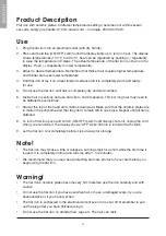 Preview for 4 page of Coline JL2007E User Manual