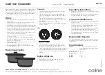 Coline KR251250 Instruction Manual предпросмотр