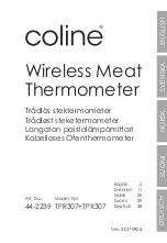 Preview for 1 page of Coline TPR307+TPX307 Manual