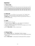 Preview for 10 page of Colins & Company EM038K6BA Instruction Manual