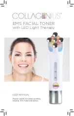 Preview for 1 page of Collagenius EMS Facial Toner with LED Light Therapy User Manual