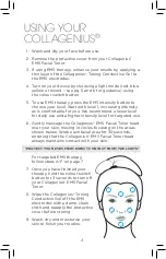 Preview for 4 page of Collagenius EMS Facial Toner with LED Light Therapy User Manual