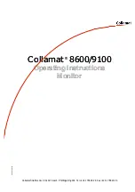 Preview for 1 page of Collamat 8600 Operating Instructions Manual