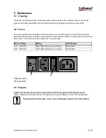 Preview for 139 page of Collamat Etiprint Inline Operating Instructions Manual