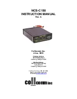 Collcomm NCS-C150 Instruction Manual предпросмотр