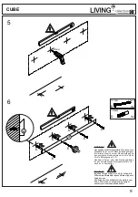 Предварительный просмотр 9 страницы Collection C LEONARDO living CUBE Panel with one shelf Assembly Instruction Manual