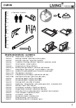 Preview for 3 page of Collection C LEONARDO living CURVE Assembly Instruction Manual