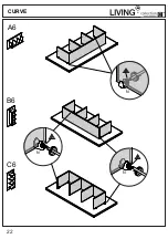 Предварительный просмотр 22 страницы Collection C LEONARDO living CURVE Assembly Instruction Manual