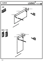 Предварительный просмотр 24 страницы Collection C LEONARDO living CURVE Assembly Instruction Manual