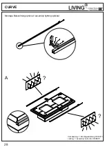 Предварительный просмотр 28 страницы Collection C LEONARDO living CURVE Assembly Instruction Manual