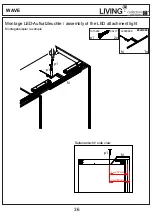 Preview for 36 page of Collection C Leonardo LIVING WAVE Assembly Instruction Manual