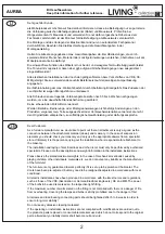 Preview for 2 page of Collection C LIVING AUREA Assembly Instruction Manual