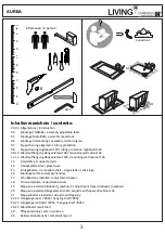 Preview for 3 page of Collection C LIVING AUREA Assembly Instruction Manual