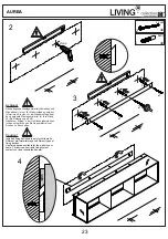 Предварительный просмотр 23 страницы Collection C LIVING AUREA Assembly Instruction Manual