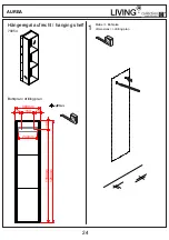 Предварительный просмотр 24 страницы Collection C LIVING AUREA Assembly Instruction Manual