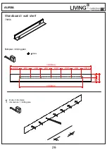 Предварительный просмотр 26 страницы Collection C LIVING AUREA Assembly Instruction Manual