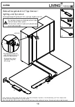 Предварительный просмотр 43 страницы Collection C LIVING AUREA Assembly Instruction Manual