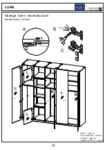 Предварительный просмотр 18 страницы Collection C Villeroy & Boch MOSAIQUE LUNA Assembly Instruction Manual